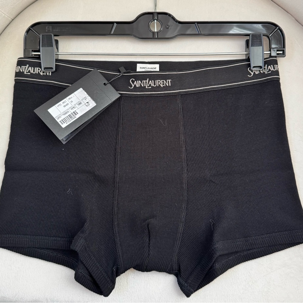 Saint Laurent Charcoal Boxer Briefs - Picture 3 of 4